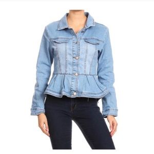 Ninna Rossi jacket color blue, size L new with tag.